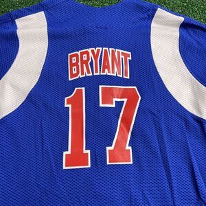 Rare Rawlings Chicago Cubs Kris Bryant #17 Jersey Blue White Size Youth Medium‎
